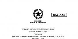 UU NO 3 TAHUN 2024